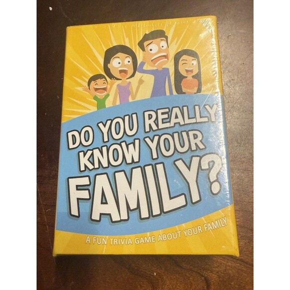 Do You Really Know Your Family? - A Fun Trivia Game About Your Family - NEW 8+ - Picture 1 of 4